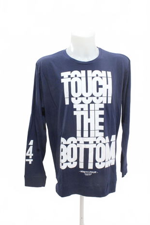 Pánské tričko Fisherfield s potiskem, barva modrá, velikost L