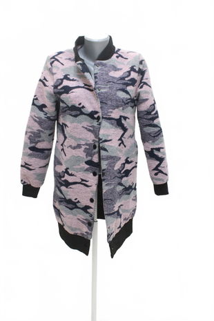 Dámsky kabát Mshll Girl, farba vzorovaná, veľkosť S