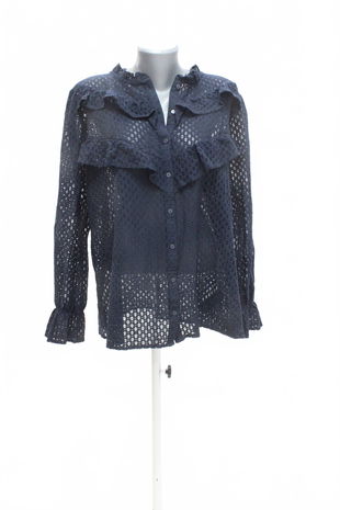 Dámská halenka Tchibo, barva modrá, velikost 46