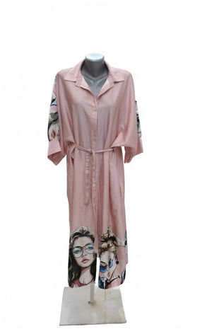 Dámske šaty New Collection, farba vzorovaná, veľkosť L