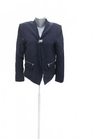 Dámské sako Mango, barva modrá, velikost XL