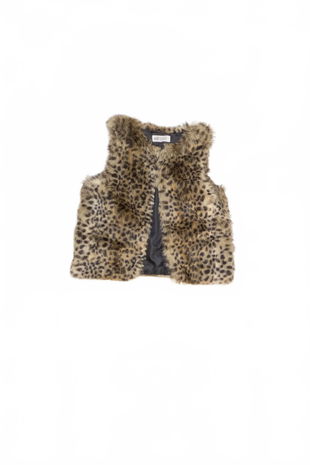 Dívčí vesta H&M, barva zvířecí vzory, velikost 140