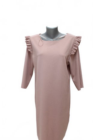 Dámske šaty Amisu, farba ružová, veľkosť 42