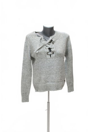 Dámsky sveter Q/S, farba sivá, veľkosť XS