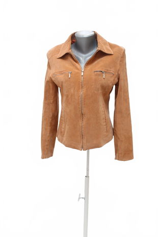 Dámska bunda Kara, farba oranžová, veľkosť 40