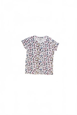 Dievčenské tričko Sinsay bez potlače, farba vzorovaná, veľkosť 116