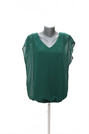 Dámske tričko About You bez potlače, farba zelená, veľkosť 40