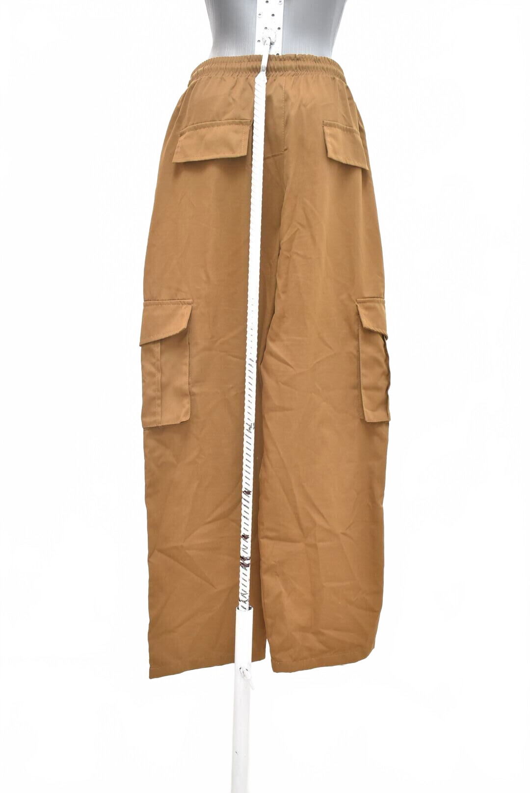 Dámske nohavice Shein, farba hnedá, veľkosť S