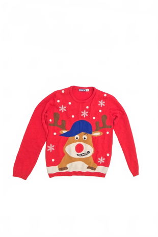 Dievčenský sveter Pepperts, farba červená, veľkosť 134