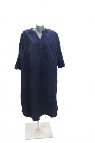 Dámské šaty Bpc Bonprix Collection, barva modrá, velikost 52