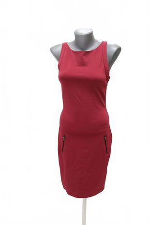Dámske šaty Guess, farba červená, veľkosť S