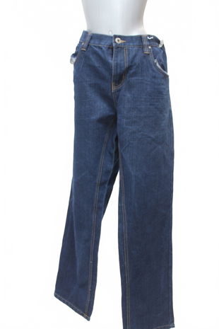 Pánské kalhoty Identic, barva denim, velikost 4XL