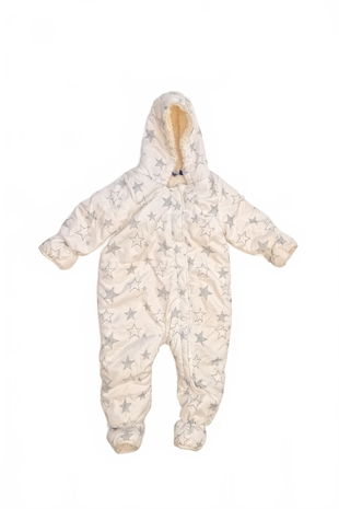 Dievčenská zimná kombinéza Lupilu, farba biela, veľkosť 74