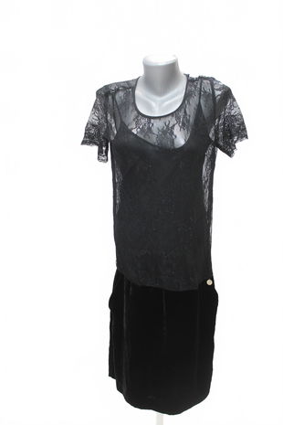 Dámske šaty Liu – Jo, farba čierna, veľkosť M