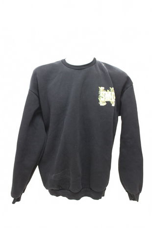 Pánská mikina Smog s potiskem, barva černá, velikost L