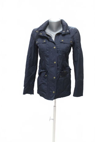 Dámska bunda Banana Republic, farba modrá, veľkosť XS