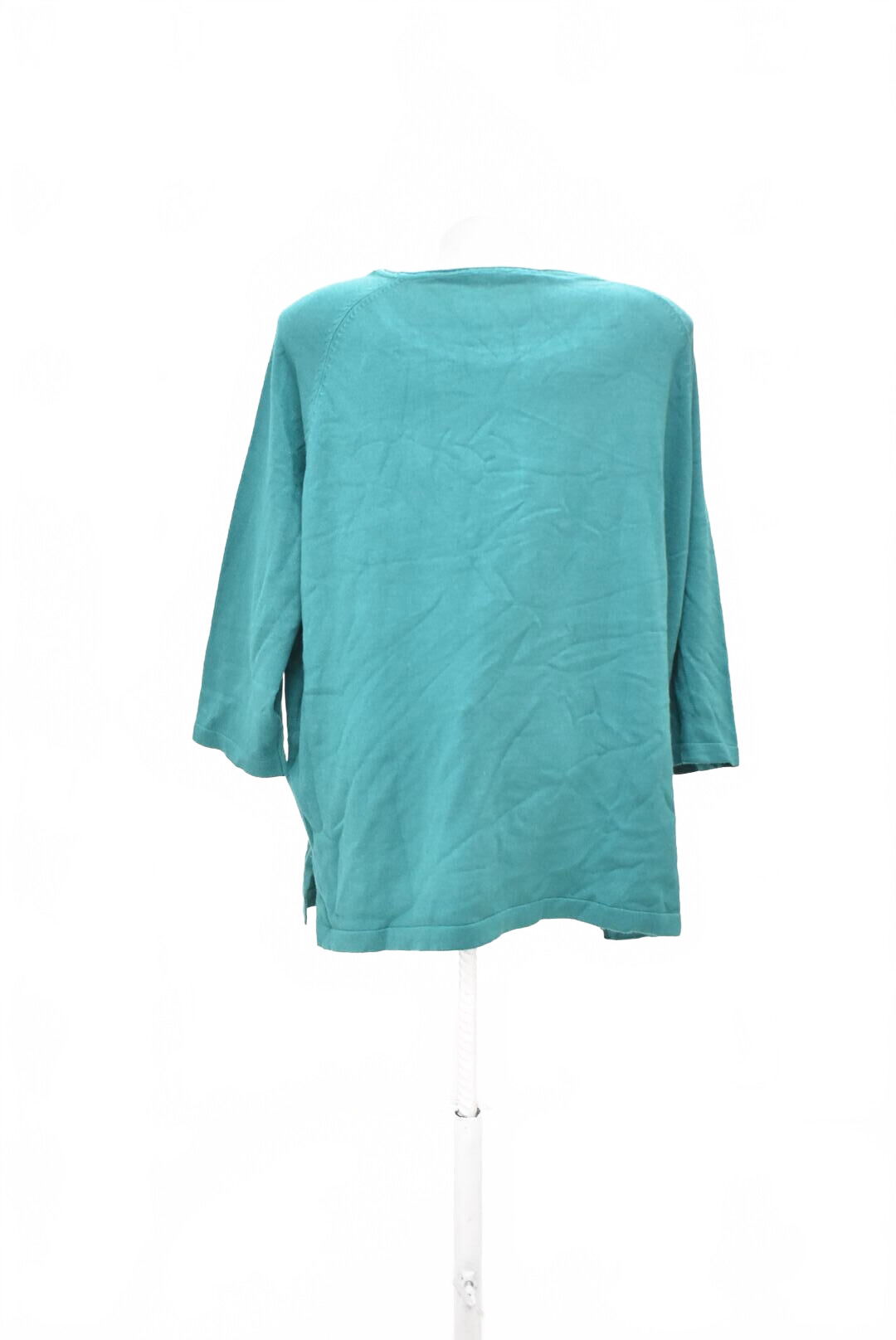 Dámské tričko Laura Torelli bez potisku, barva zelená, velikost XL