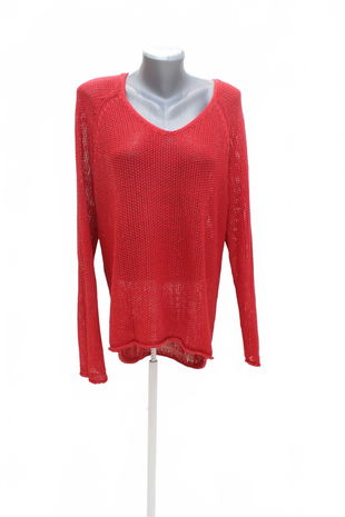 Dámský svetr Amisu, barva červená, velikost XL
