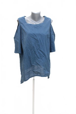 Dámský top Shein, barva modrá, velikost XL