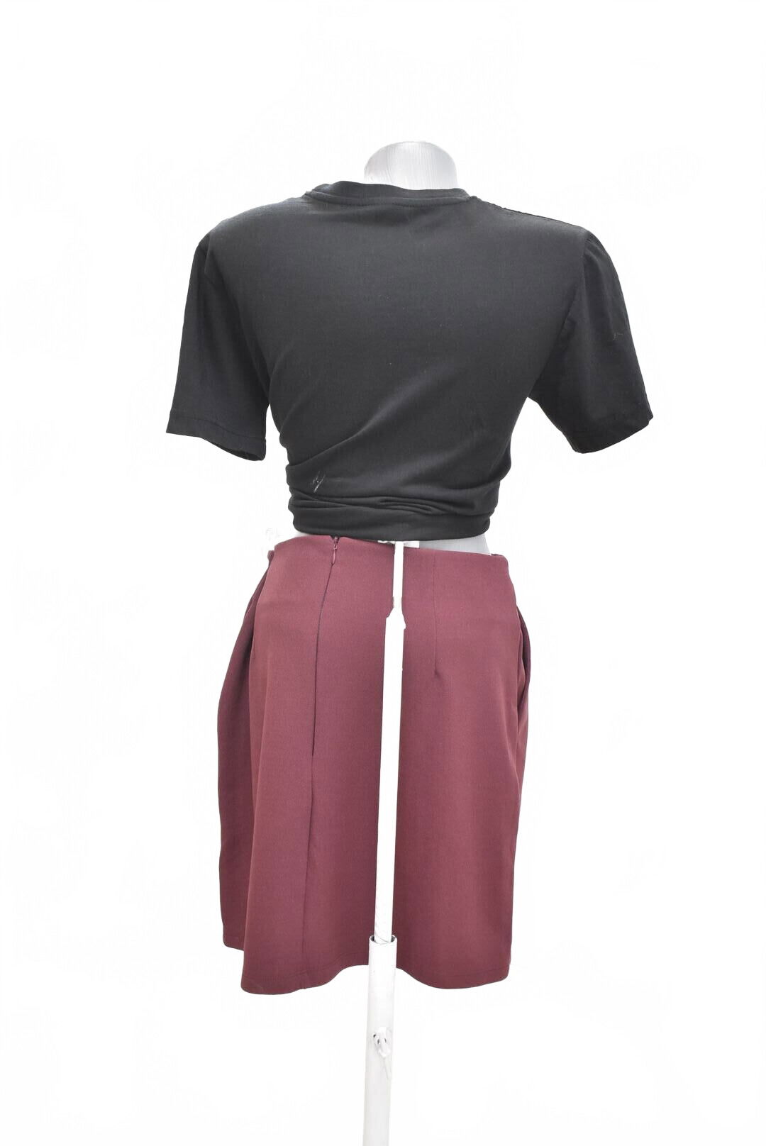 Dámska sukňa About You, farba bordó, veľkosť 38