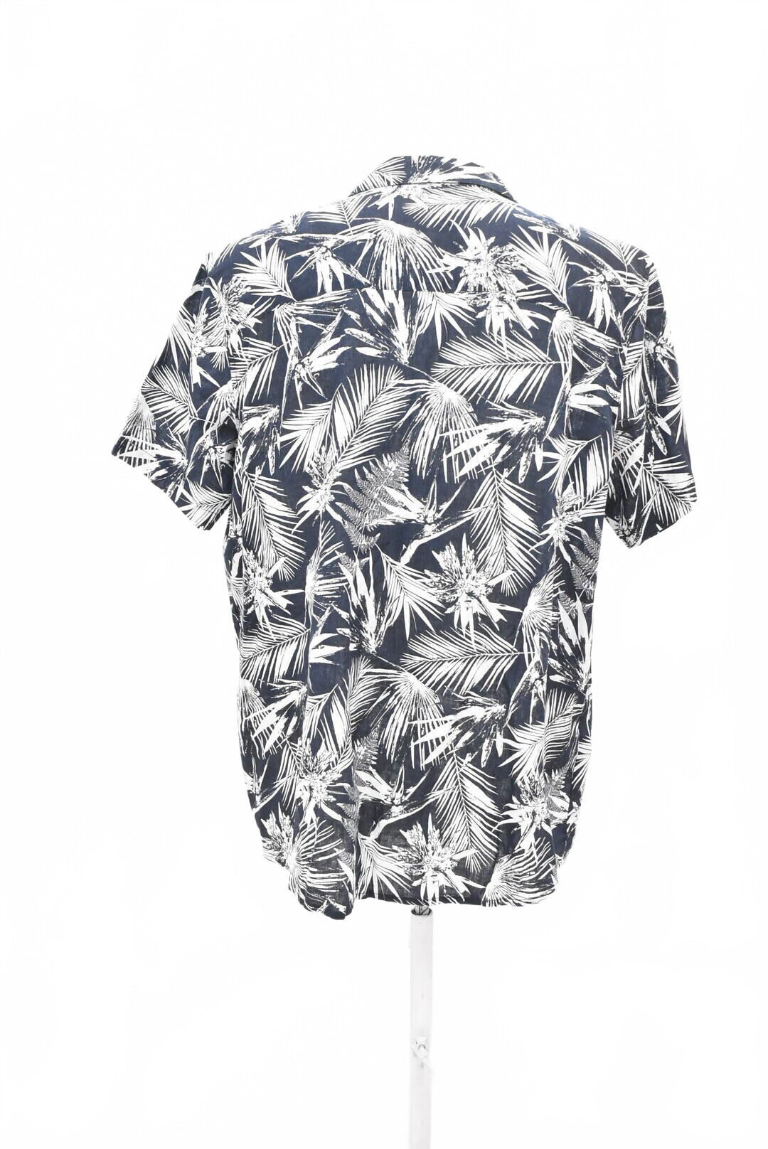 Pánská košile s krátkým rukávem Livergy, barva květovaná, velikost 43