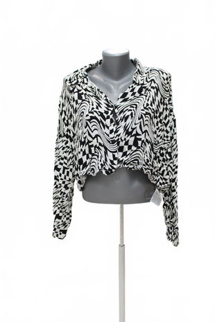 Dámská halenka Fbsister, barva vzorovaná, velikost XL