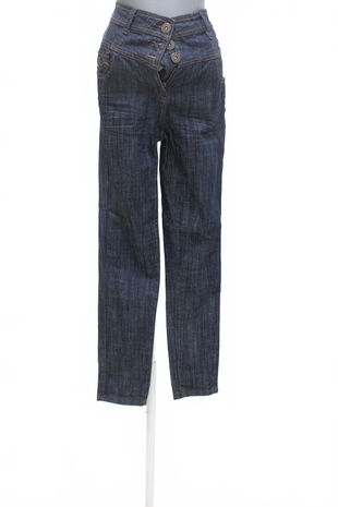 Dámske nohavice Next, farba denim, veľkosť M