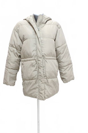 Dámska zimná bunda H&M, farba béžová, veľkosť XS