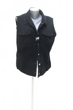 Dámská vesta Bpc Bonprix Collection, barva černá, velikost 46