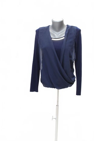 Dámska blúzka Ashley Brooke, farba modrá, veľkosť 36