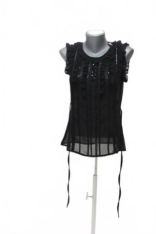 Dámsky top Rocha.john Rocha, farba čierna, veľkosť 38