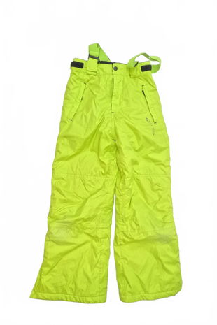 Dievčenské zimné nohavice Y.f.k, farba žltá, veľkosť 134