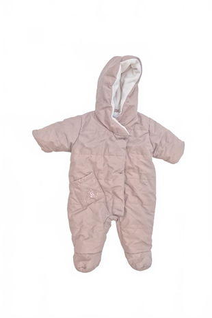 Dievčenská zimná kombinéza Genesis, farba hnedá, veľkosť 6-9 m