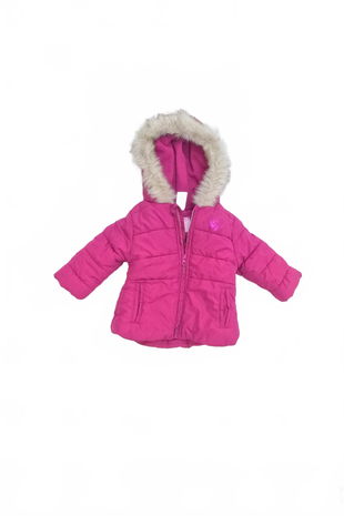 Dievčenská zimná bunda C&A, farba fialová, veľkosť 74