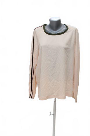 Dámske tričko Scotch Soda bez potlače, farba béžová, veľkosť M