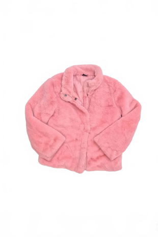Dievčenský zimný kabát Y.f.k, farba ružová, veľkosť 128
