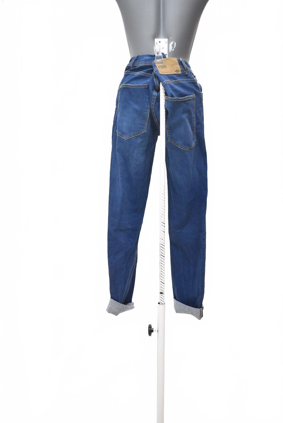 Pánské kalhoty Fsbn, barva denim, velikost M