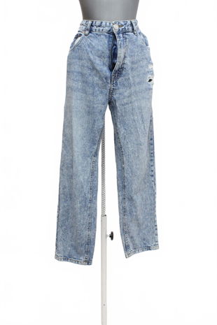 Dámské kalhoty Fbsister, barva denim, velikost XL