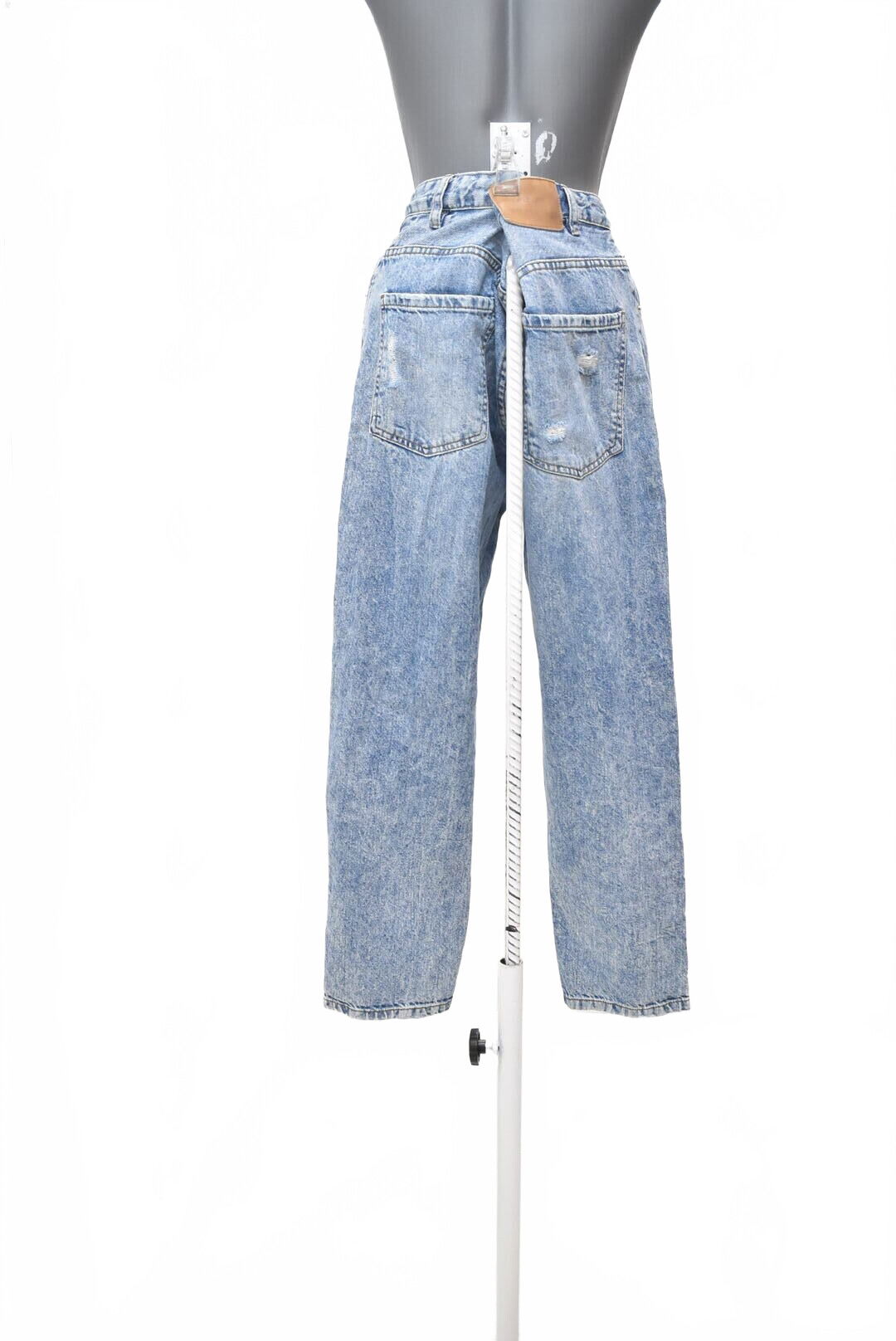 Dámské kalhoty Fbsister, barva denim, velikost XL