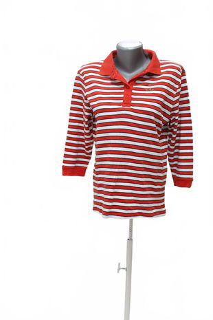 Dámske tričko Laura Kent bez potlače, farba pruhovaná, veľkosť L