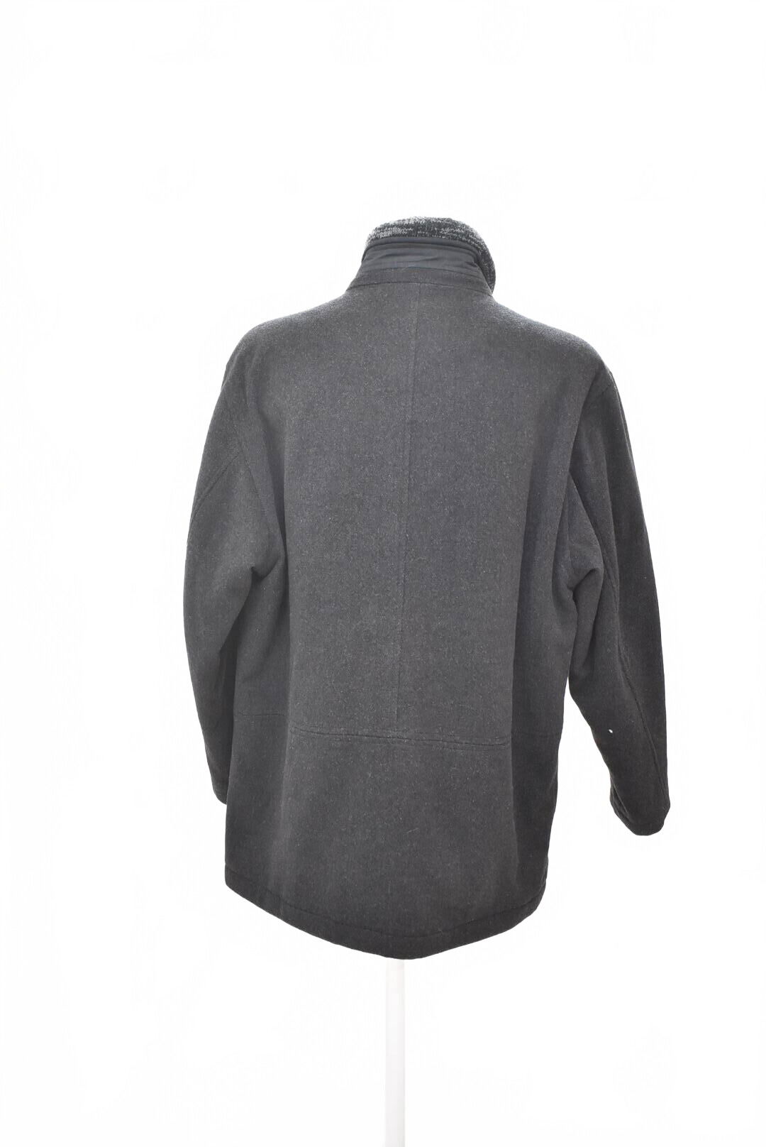 Pánský kabát Biba, barva černá, velikost L