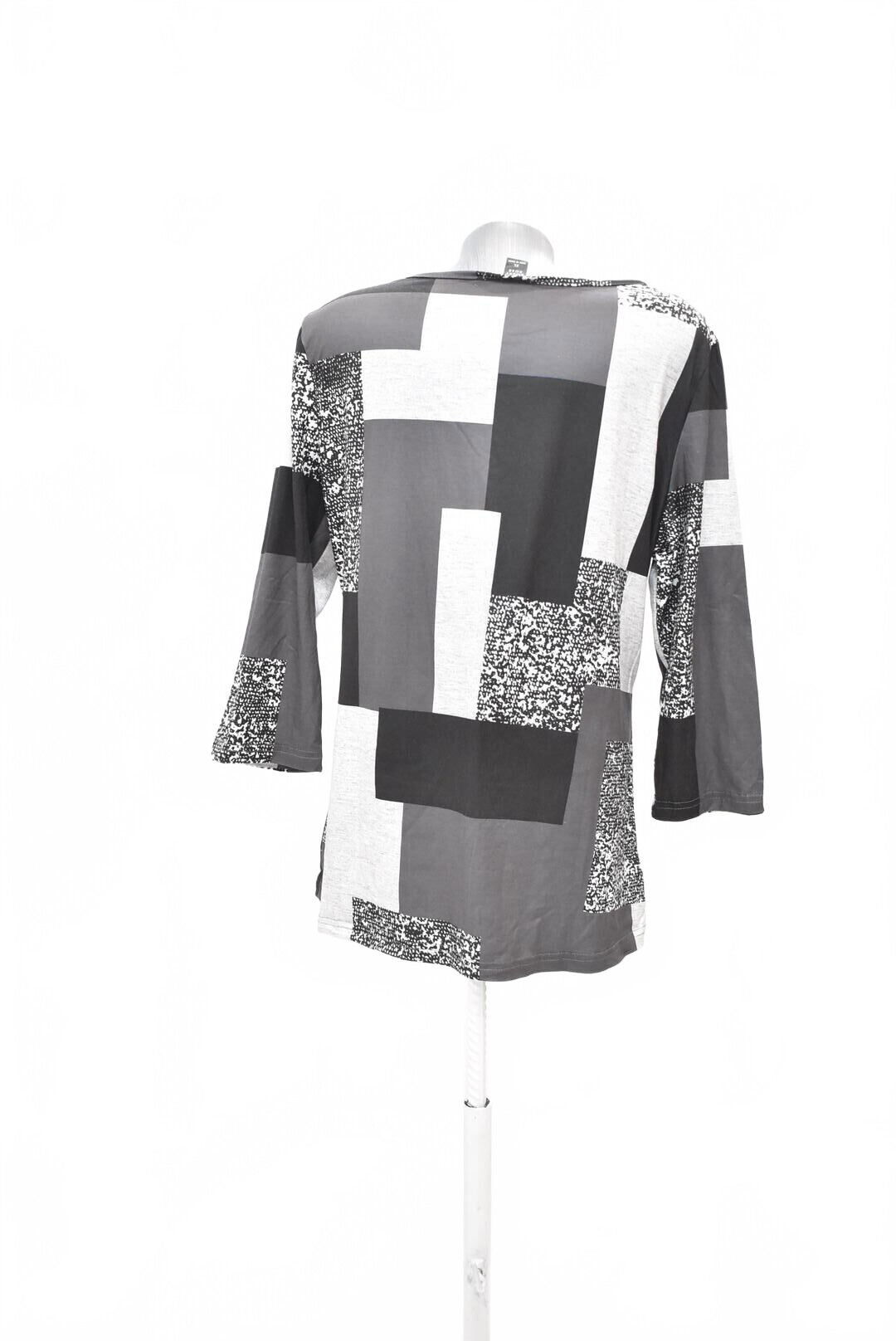 Dámské tričko Emery Rose bez potisku, barva vzorovaná, velikost XL