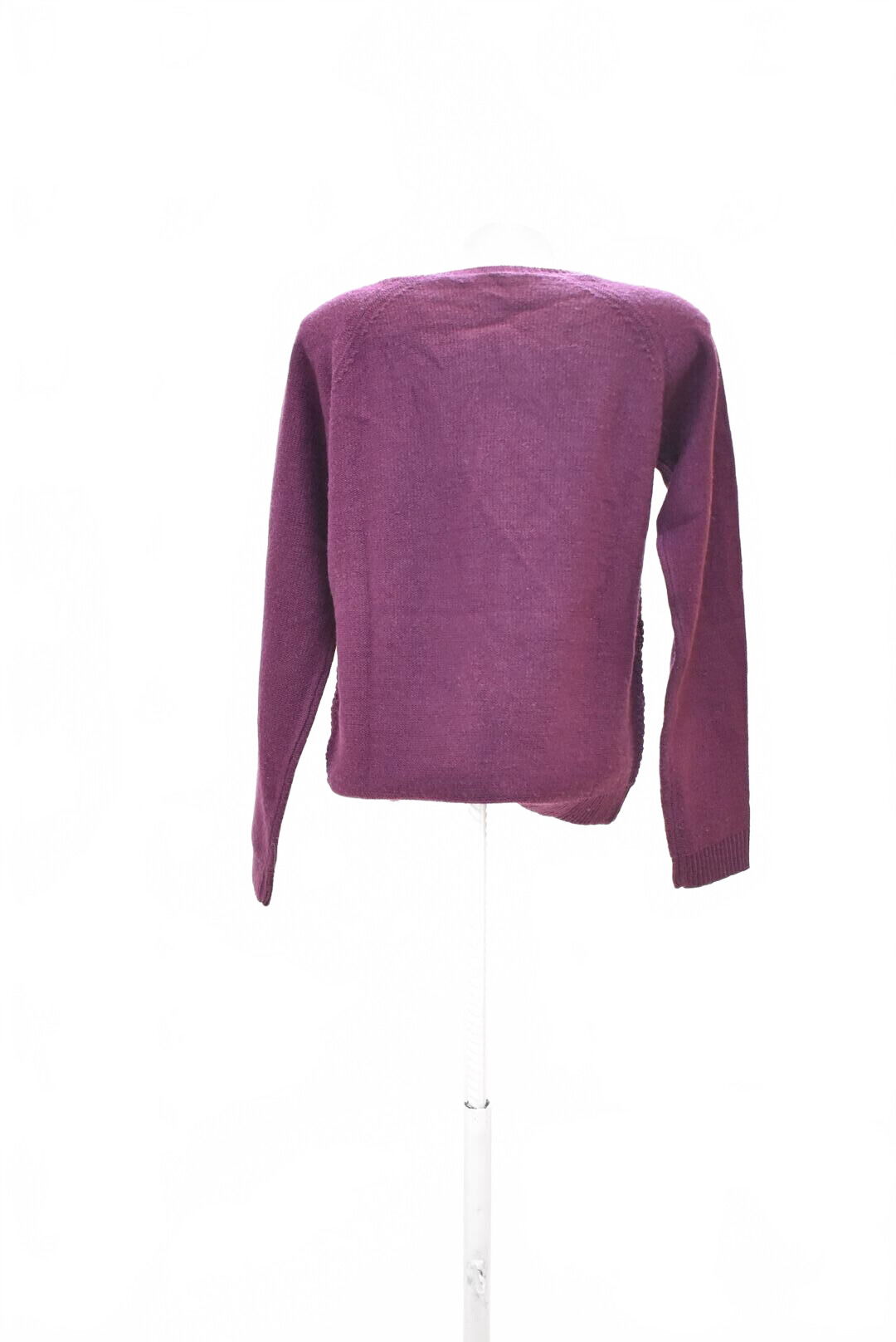 Dámska mikina Blancheporte bez potlače, farba fialová, veľkosť 38