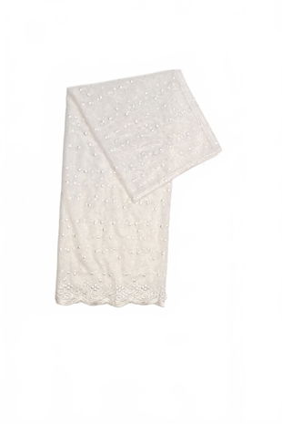 Záclona, barva bílá