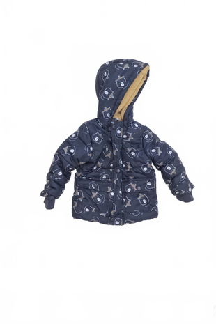 Chlapčenská zimná bunda Genesis, farba vzorovaná, veľkosť 86