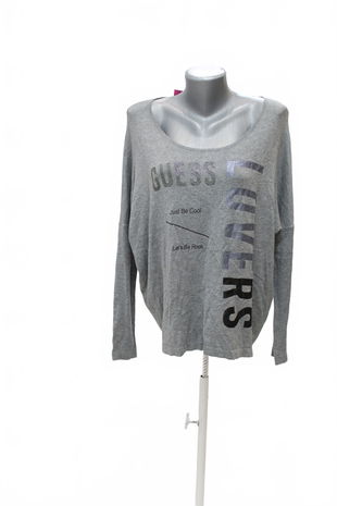 Dámsky sveter Guess, farba sivá, veľkosť L