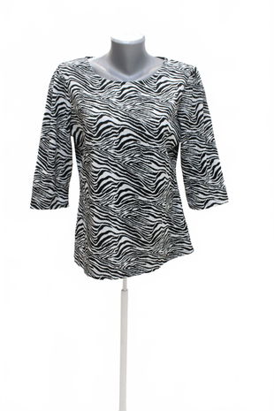 Dámské tričko Orsay bez potisku, barva vzorovaná, velikost XL