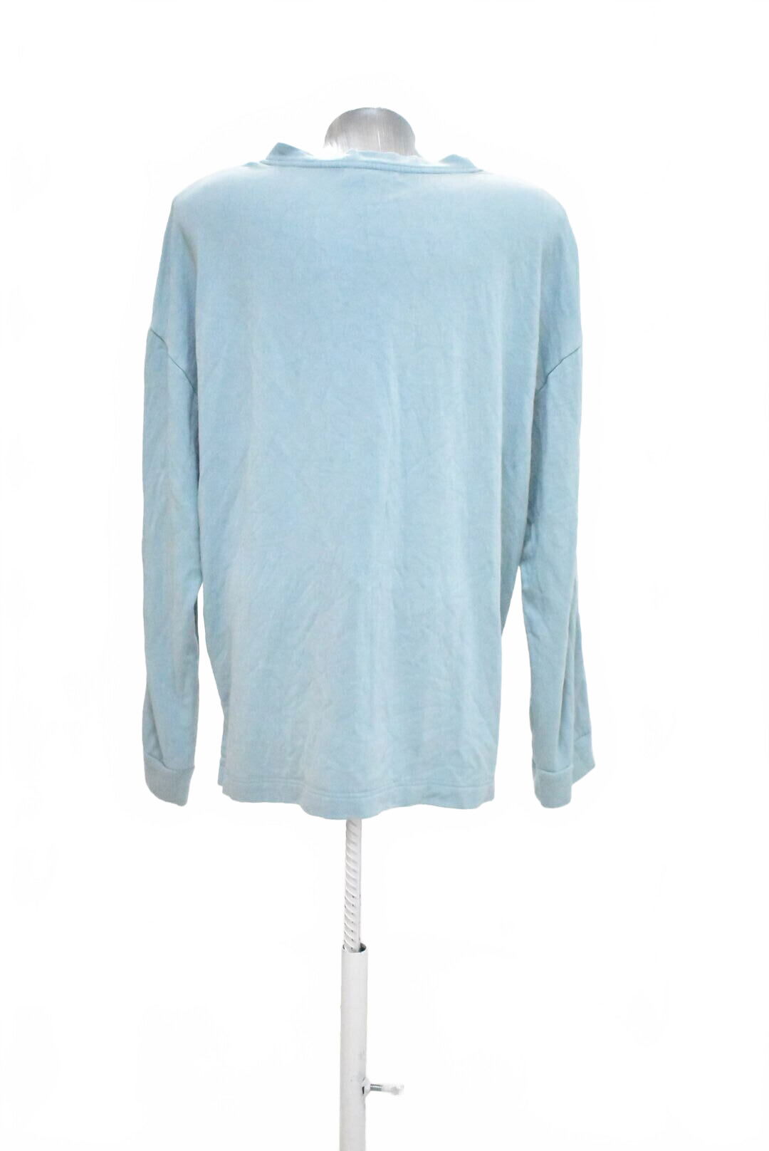 Dámske tričko Sandwich bez potlače, farba modrá, veľkosť L