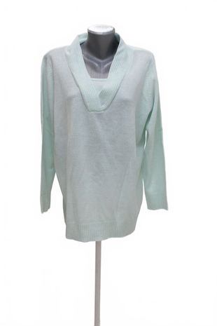 Dámský svetr Genesis, barva tyrkysová, velikost 46