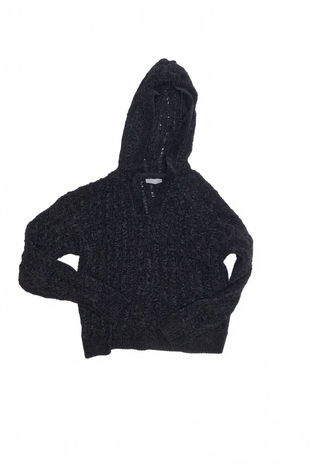 Dievčenská mikina Girls Destination bez potlače, farba čierna, veľkosť 146